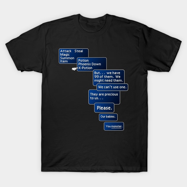 X-Potions are Precious T-Shirt by d20Monkey